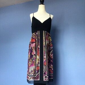Tunic top/ dress with stained glass detail size 10